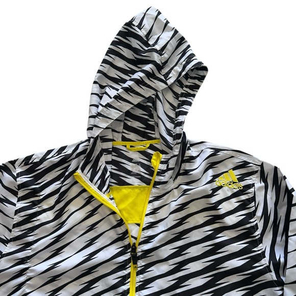 Adidas Men's 2XL Full Zip Jacket Coat Ultimate Shockwave Windbreaker Streetwear - Picture 5 of 10